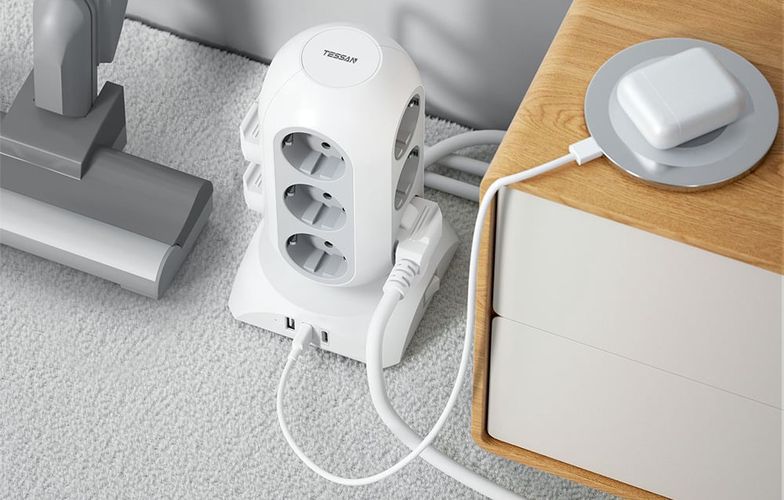 TESSAN TPS02-DE-C power strip, Tessan TPS02-DE-C