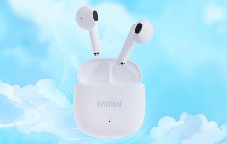 Conch True Plus MIIIW Wireless Headphones (White), MIIIW MWTW10