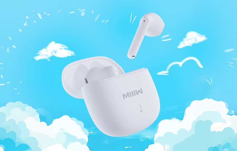 Conch True Plus MIIIW Wireless Headphones (White), MIIIW MWTW10