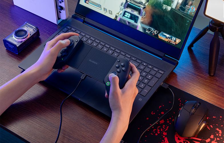 GameSir G8+ Bluetooth mobile controller with phone holder, GameSir GameSir-G8+