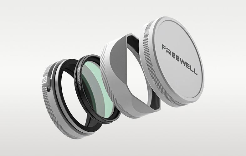 Freewell FujiX100 filter set with lens hood (silver), Freewell FW-FU-XS