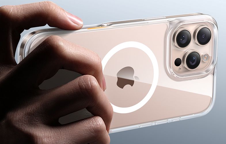 Torras Diamond-Mag Series Case for iPhone 16 ProMax (Transparent), Torras X00FX1962