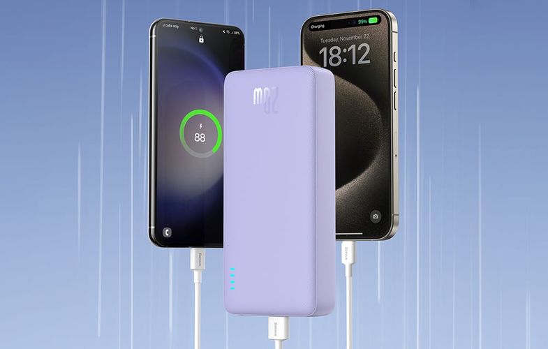 Baseus Airpow 20000mAh 20W powerbank (purple), Baseus P10022804513-00