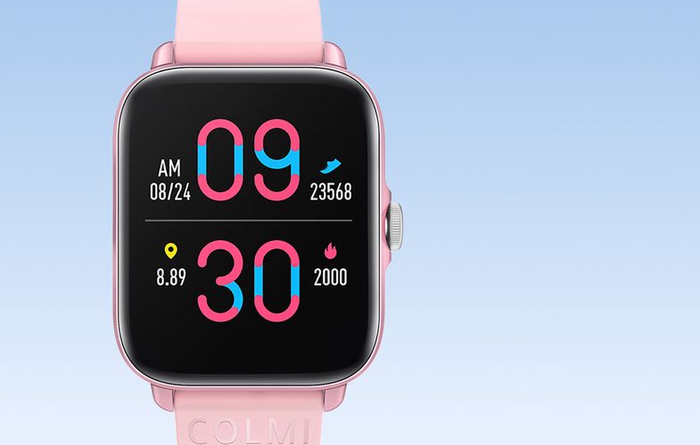 Colmi P28 Plus Smartwatch (Pink), Colmi P28 Plus Pink