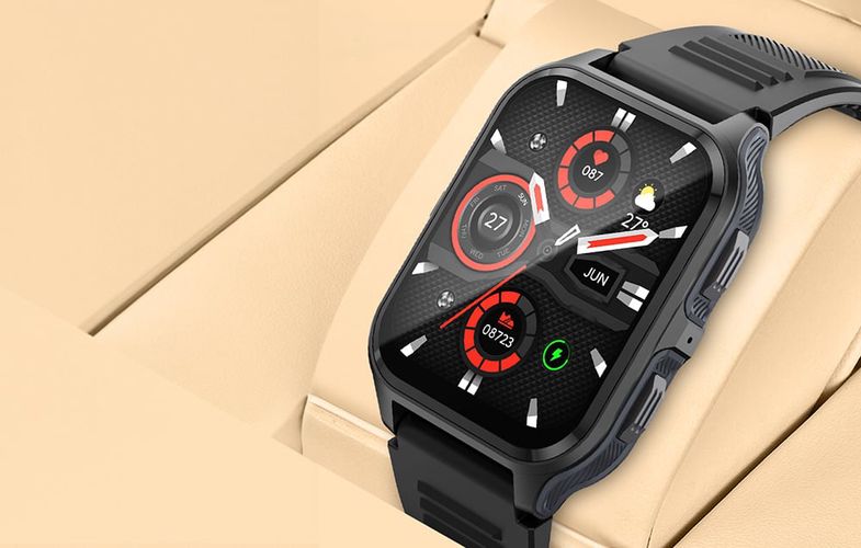 Colmi P73 Smartwatch (Black), Colmi P73 Black