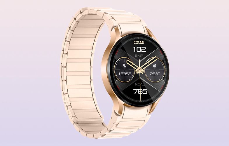 Colmi i28 Ultra smartwatch with magnetic strap (gold), Colmi i28 Ultra Gold mag