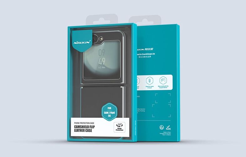 Etui CamShield Flip Samsung Galaxy Z Flip 6 5G (czarny), Nillkin 6902048284371