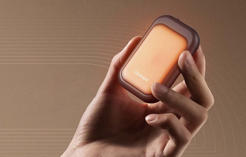 Ocoopa UT4 Young 2x2500 mAh hand warmer, USB-C, black and orange, Ocoopa UT3056