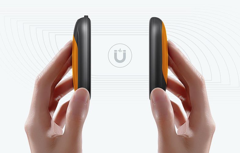 Ocoopa UT3 Lite 2x2500 mAh hand warmer, USB-C, black and orange, Ocoopa UT3053-OG_BK