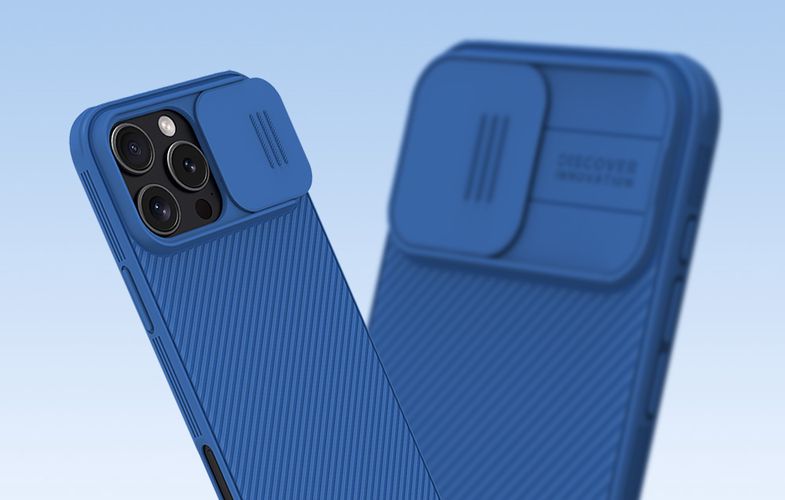 Nillkin CamShield Pro iPhone 16 Pro Max Case (blue), Nillkin 6902048286764