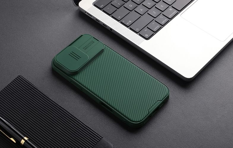 Etui Nillkin CamShield Pro iPhone 16 Pro Max (zielony), Nillkin 6902048286771