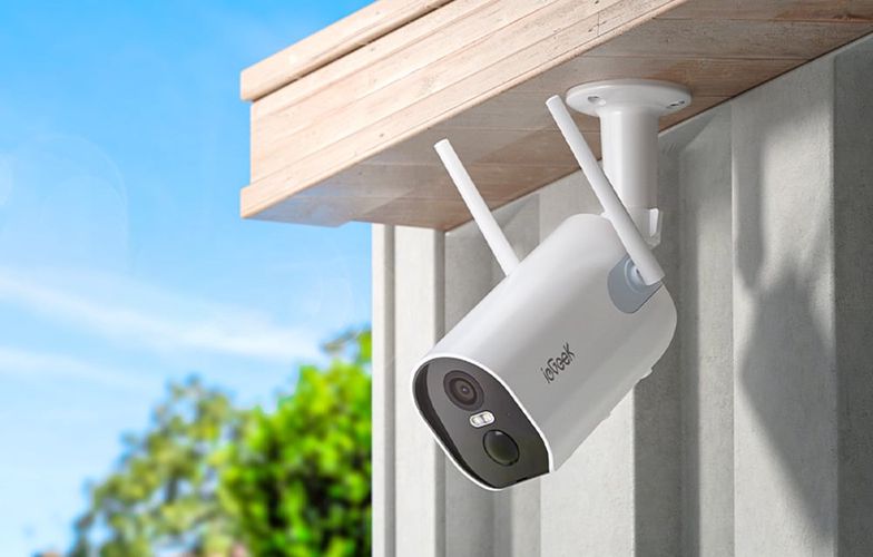 Wireless WiFi outdoor camera ieGeek ZS-GX2S white 5200mAh, ieGeek ZS-GX2S White