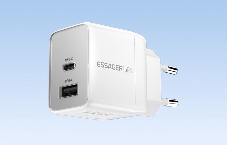 Essager ECT33W-LJB02-Z 33W C+A Charger (white), Essager ECT33W-LJB02-Z