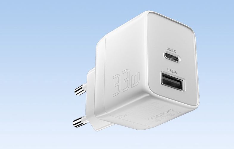 Essager ECT33W-LJB02-Z 33W C+A Charger (white), Essager ECT33W-LJB02-Z