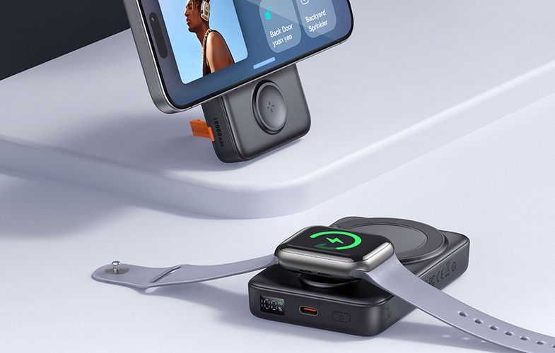 Magnetic Power Bank for Apple watch Mcdodo MC-1461 10000mAh, 20W (black), Mcdodo MC-1461