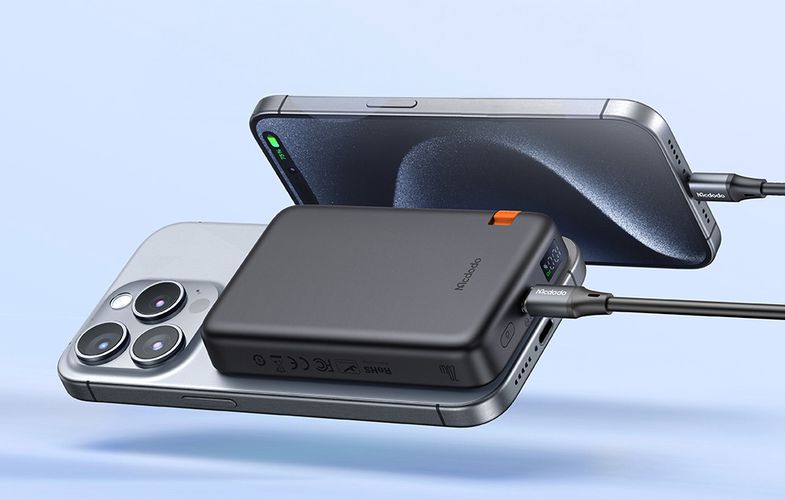 Magnetic Power Bank for Apple watch Mcdodo MC-1461 10000mAh, 20W (black), Mcdodo MC-1461