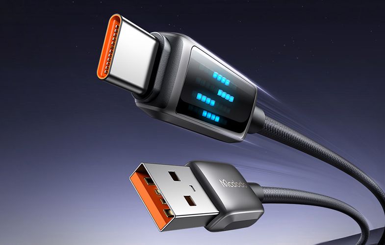 Mcdodo CA-2350 USB-A to USB-C cable, 6A, LED display, 1.2m, Mcdodo CA-2350