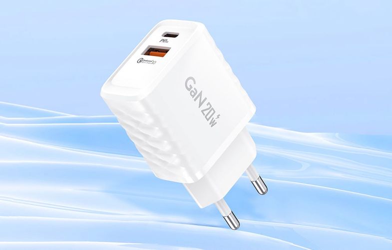 Foneng EU56 1xUSB-A, 1xUSB-C, 20W Power Charger (White), Foneng EU56 Single