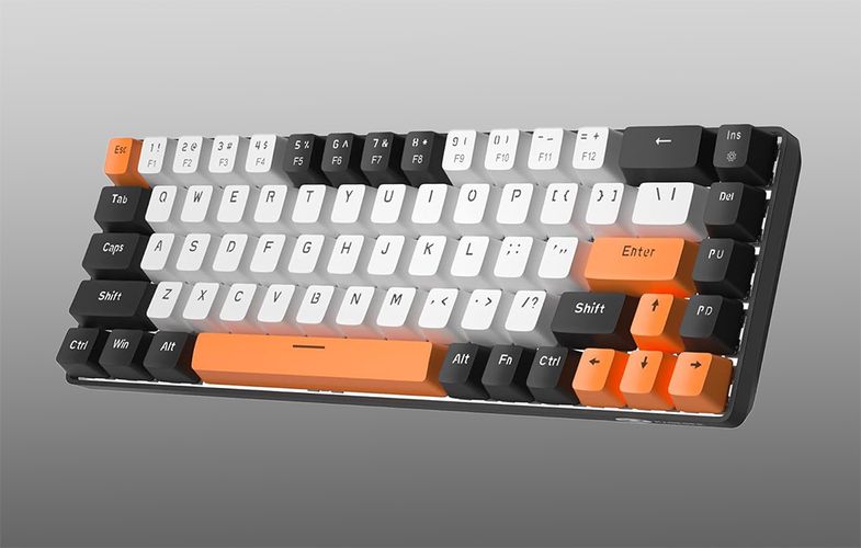MageGee MK-BOX wired keyboard (black), MageGee MK-BOX Carbon A Red