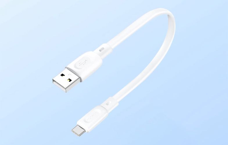 USB-A - USB-C cable Foneng X107 3A, 0.25m (white), Foneng X107 Type-C