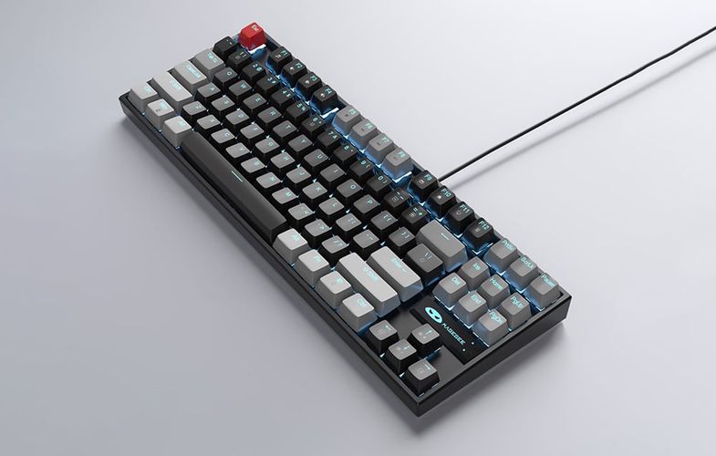 MageGee MK-STAR wired keyboard (gray-black), MageGee MK-STAR Gb Red