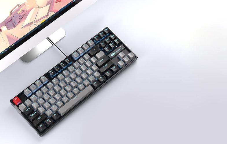 MageGee MK-STAR wired keyboard (black-gray), MageGee MK-STAR Bg Blue