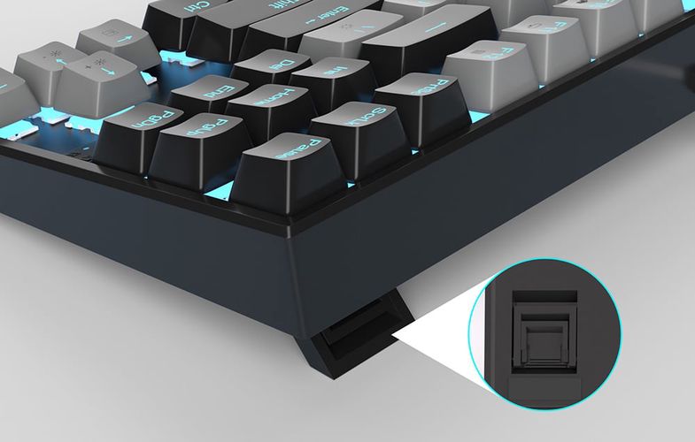 MageGee MK-STAR wired keyboard (black-gray), MageGee MK-STAR Bg Blue