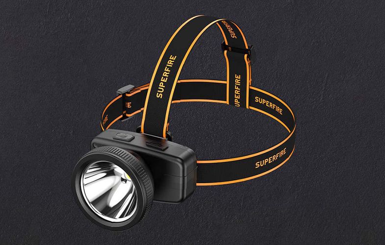 Headlight Superfire HL55, 150lm, USB-C, Superfire HL55