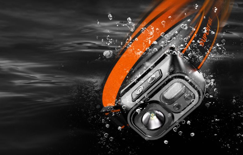 Superfire HL23 headlamp flashlight, 220lm, USB-C, Superfire HL23