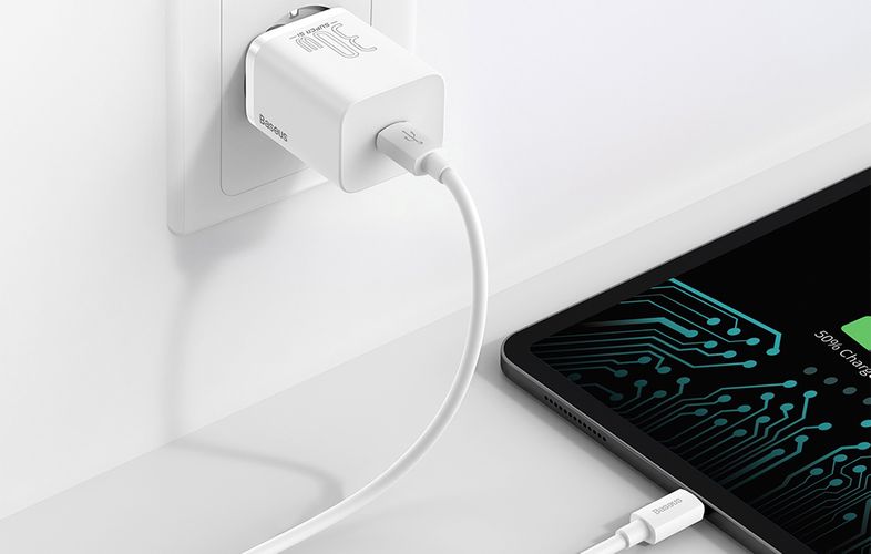 Quick Charger Baseus Super Si 1C 30W (white), baseus CCSUP-J02