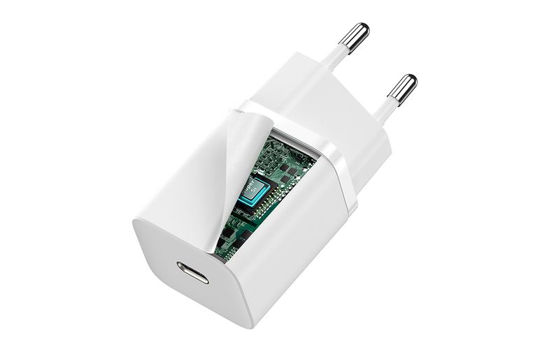 Quick Charger Baseus Super Si 1C 30W (white), baseus CCSUP-J02