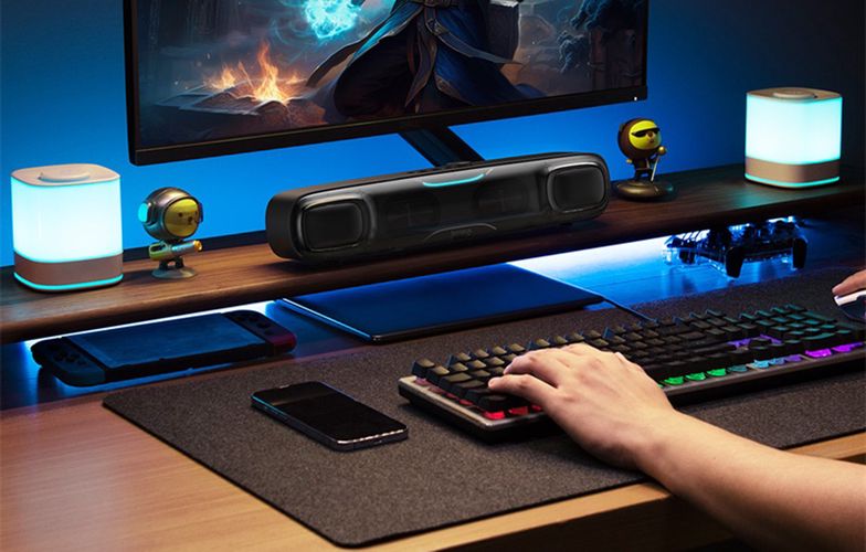 Mini Soundbar Baseus AeQur without battery (black), Baseus A20054402111-00