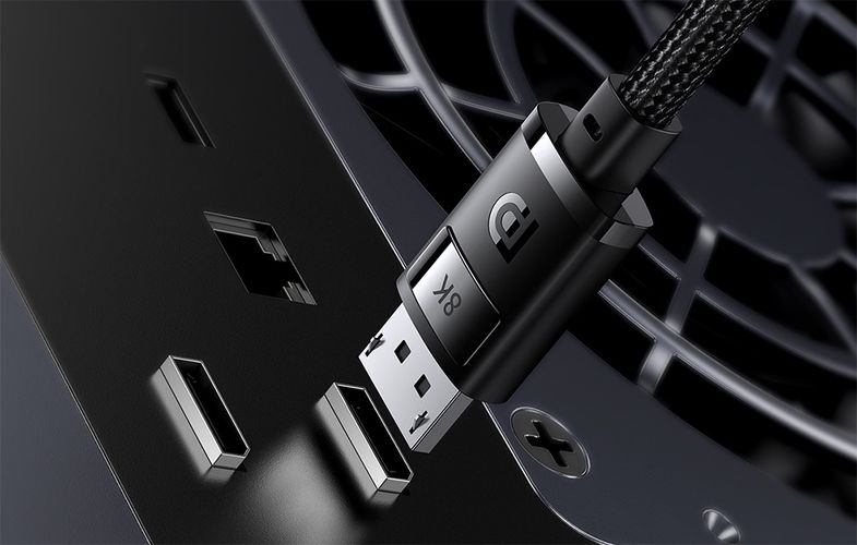 DP 8K to DP 8K cable Baseus High Definition 1.5 m (black), Baseus B00633706111-01