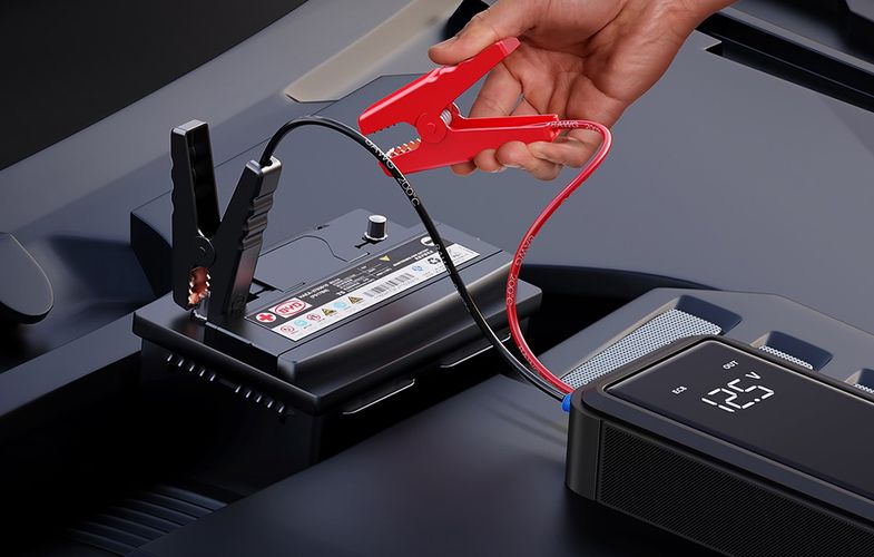 Jump starter с суперконденсатором 5*500F 12V 3000A peak, USB-C input 5V/3A 9V/2A Super Energy Mega BASEUS C00265300821-00 6932172648848