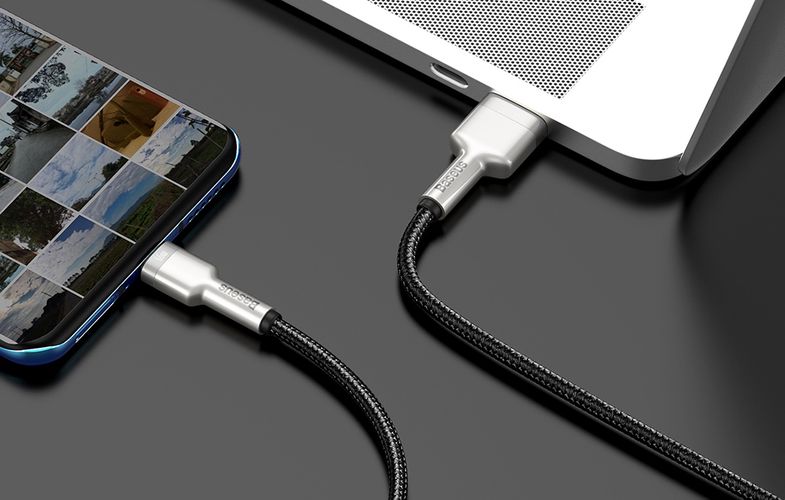 USB cable for USB-C Baseus Cafule, 66W, 2m (black), Baseus CAKF000201