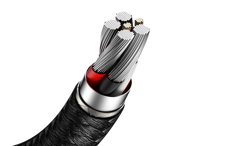 USB cable for USB-C Baseus Cafule, 66W, 2m (black), Baseus CAKF000201