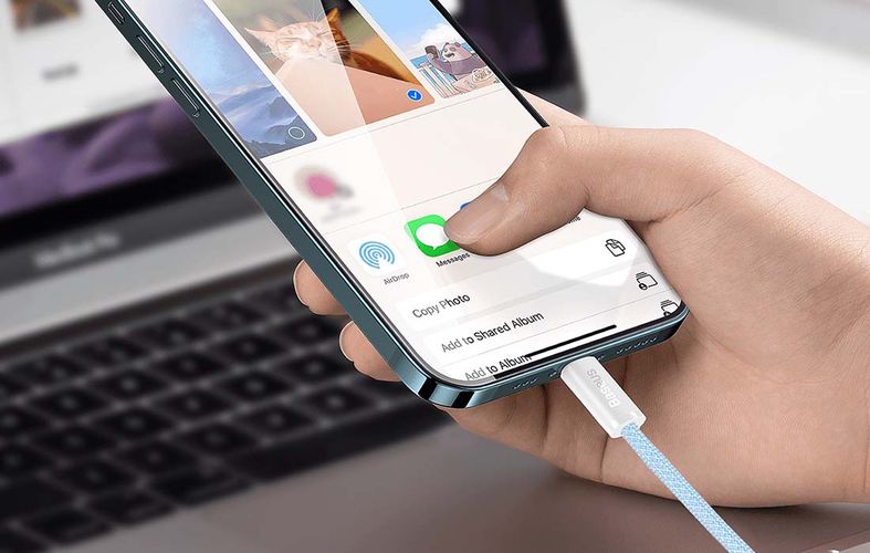USB-C cable for Lightning Baseus Dynamic Series, 20W, 2m (blue), Baseus CALD000103