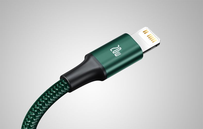 Baseus Rapid Series 3-in-1 cable USB-C For M+L+T 20W 1.5m (Green ), Baseus CAMLT-SC06