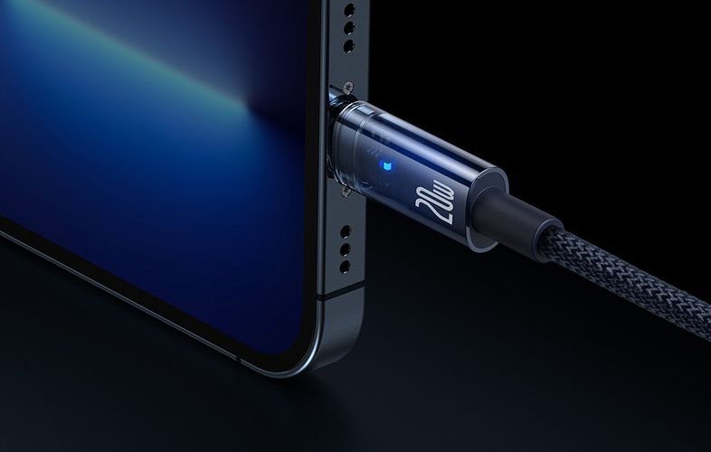 Baseus Explorer,USB-C to Lightning Cable, 20W, 2m (Blue), Baseus 033081