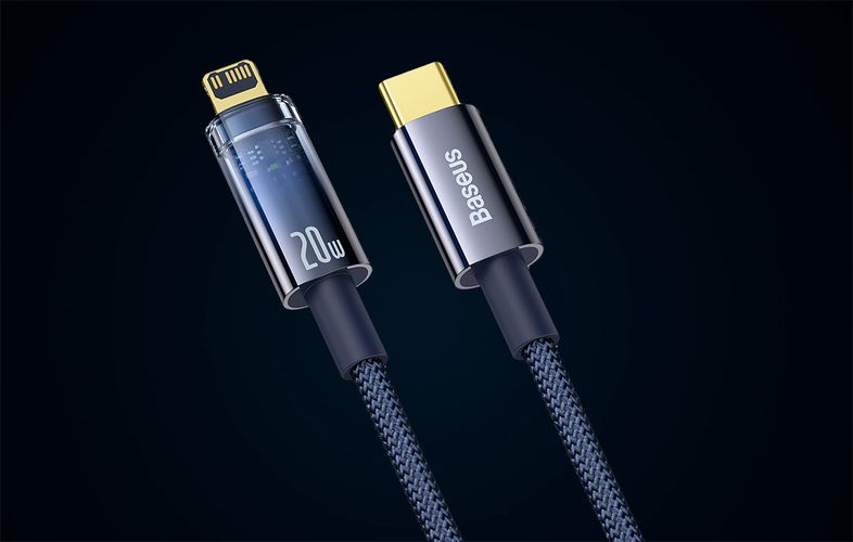 Baseus Explorer,USB-C to Lightning Cable, 20W, 2m (Blue), Baseus 033081