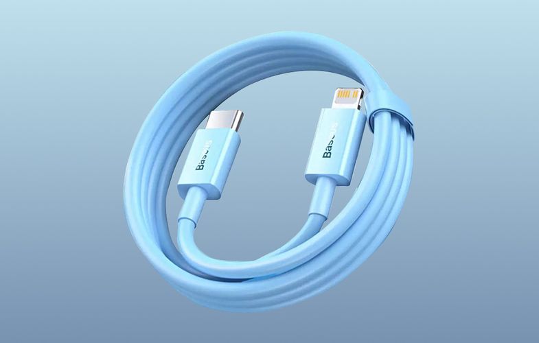 USB-C to Lightning cable Baseus ,PD 20W 1m (blue), Baseus CAYS001903