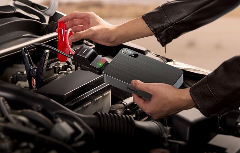 Powerbank/Baseus Super Energy PRO Car Jump Starter, 1600A, USB (black) CGNL070001 6932172620219