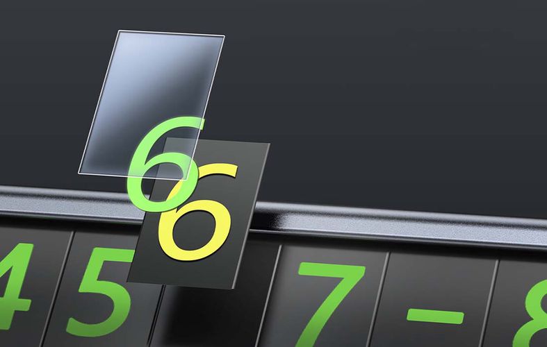 Baseus Square Bar Temporary Parking Number Plate (Black), Baseus CNFT000001