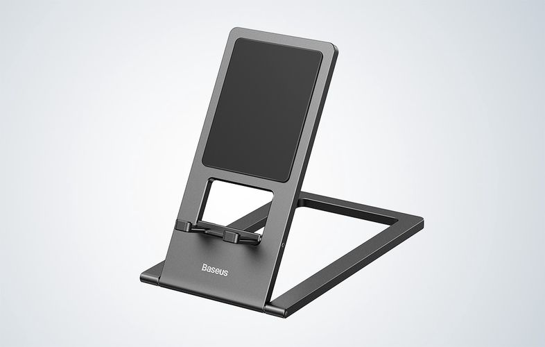 Rails Phone Ring Stand/Holder Grey, Baseus LUKP000013