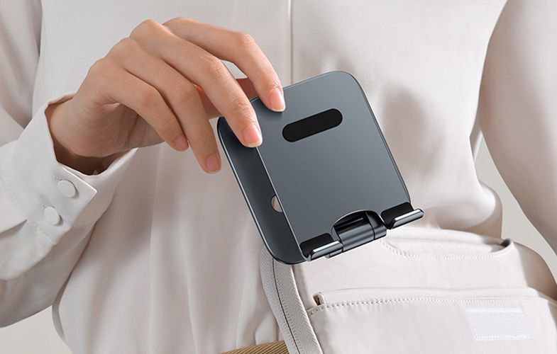 Baseus Biaxial stand holder for tablet (gray), Baseus LUSZ000113