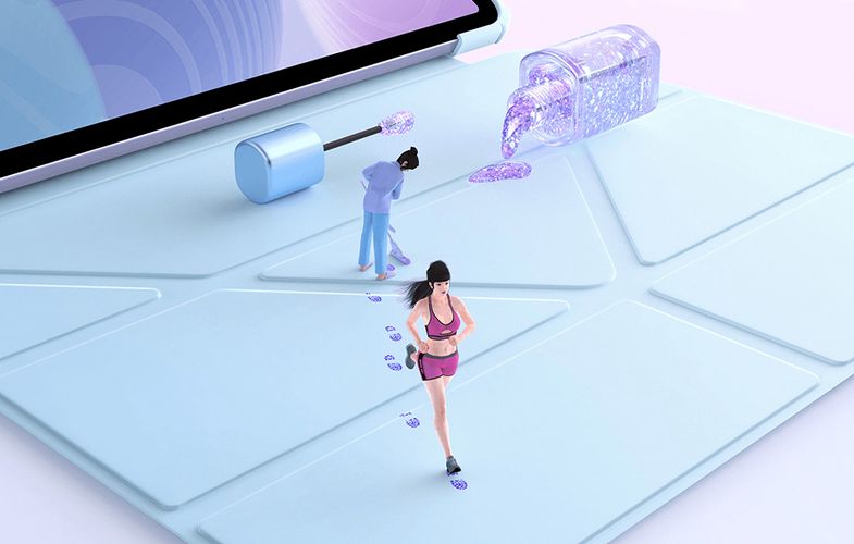 Baseus Minimalist Series IPad 10 10.9" protective case (blue), Baseus P40112502311-05