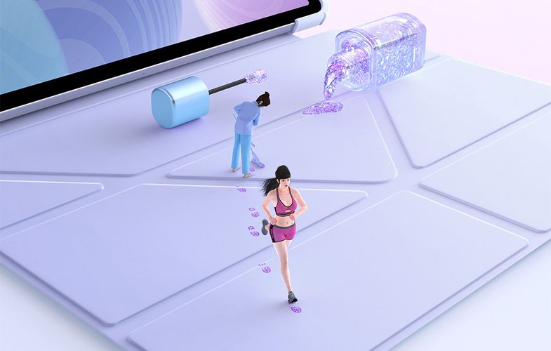 Protective case Baseus Minimalist for iPad Pro (2018/2020/2021/2022) 11-inch (fioletowe), Baseus P40112502511-00