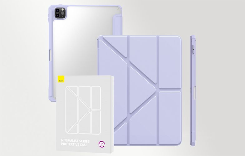 Protective case Baseus Minimalist for iPad Pro (2018/2020/2021/2022) 11-inch (fioletowe), Baseus P40112502511-00