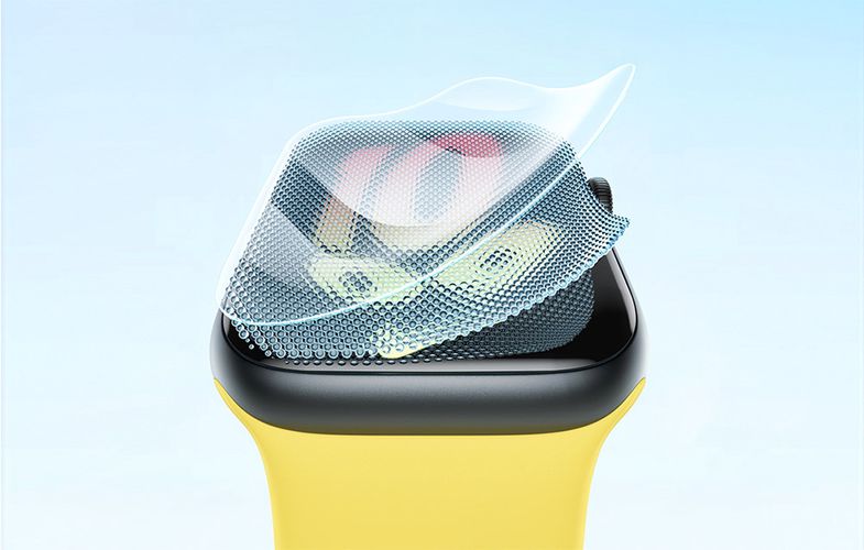 Baseus 40mm Protective Film for AP Watch 4/5/6/SE/SE 2, Clear, Baseus P6001510B201-00