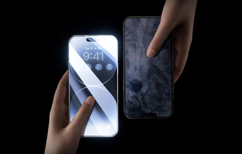 Privacy Protection Tempered Glass Baseus Diamond iPhone 15 Plus, Baseus P60057405203-02